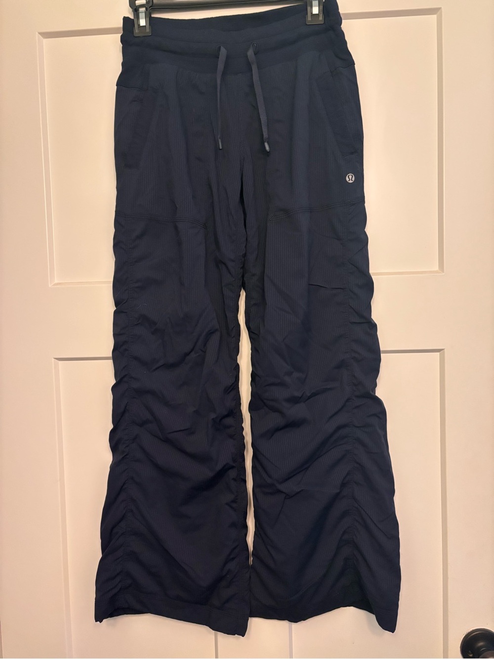 lululemon Dance Studio pant III unlined Navy Drawstring Navy Size 4
